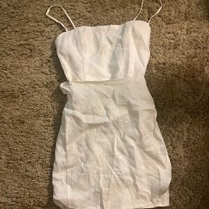 White Reformation Dress